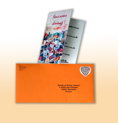 envoyer une carte de voeux par la poste