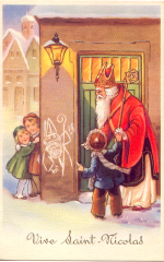 carte de Saint Nicolas pour la fte saint Nicolas