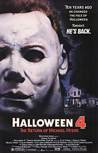 affiche du film Halloween 4 Le retour de Michael Myers