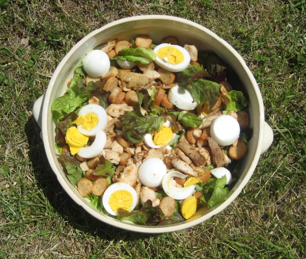 recette de la salade caesar pour les vacances ou salade c�sar