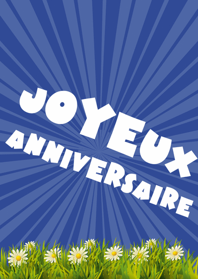 Message Anniversaire Classique