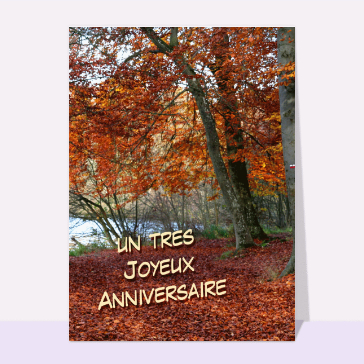 Joyeux anniversaire dans les bois