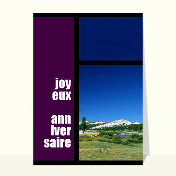 Carte anniversaire : Film Joyeux anniversaire