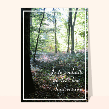 Anniversaire dans la forêt