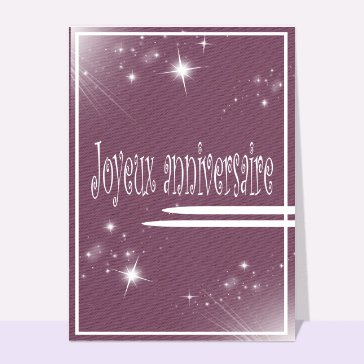 Joyeux anniversaire