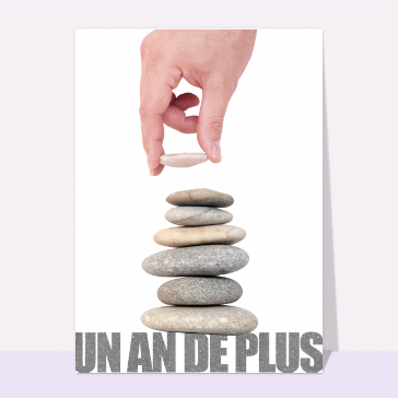Carte anniversaire Un an de plus