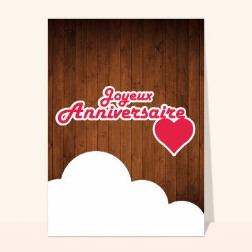 Nuage joyeux anniversaire