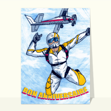 Skydive bon anniversaire