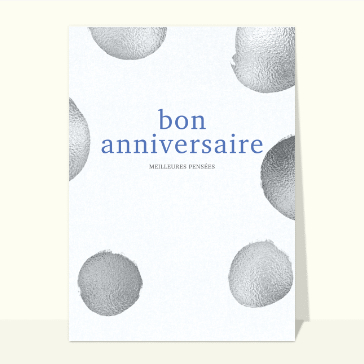 Bon anniversaire meilleures pensées