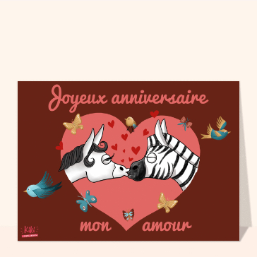 Joyeux anniversaire mon amour