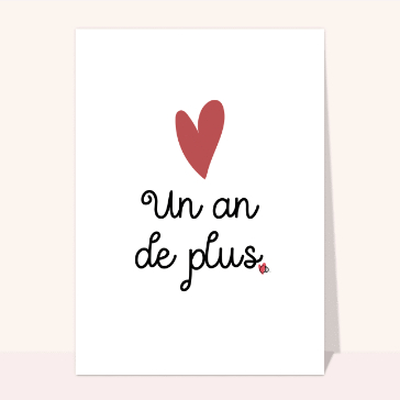 Carte Un an de plus