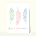 Cartes anniversaire pour votre texte