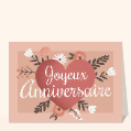 Cartes anniversaire pour votre texte
