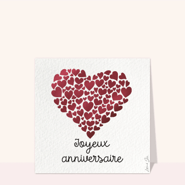 Joyeux anniversaire gros coeur