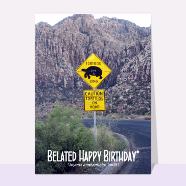 Belated Happy Birthday