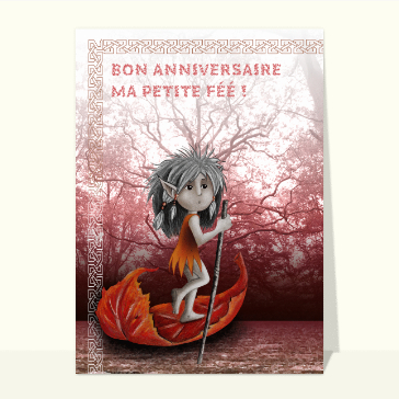 Bon anniversaire ma petite fée
