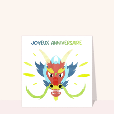 Joyeux anniversaire dragon