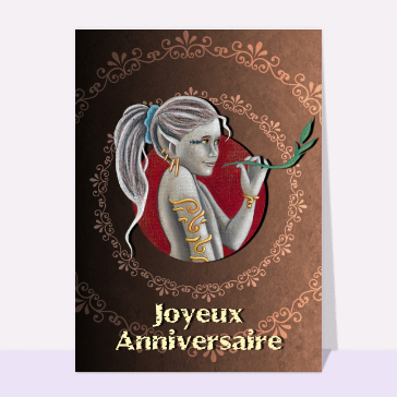 Fee joyeux anniversaire fantasy