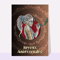 Cartes anniversaire fantastiques pour votre texte