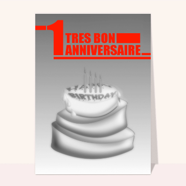 Carte anniversaire affiche de film