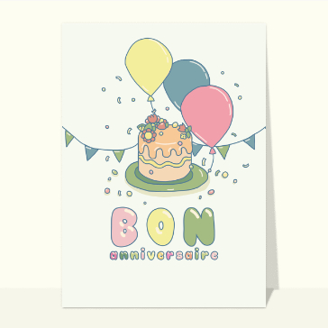 Gâteau de fête d'anniversaire