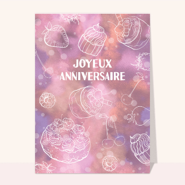Gourmandises d'anniversaire