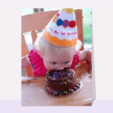 Carte gateau d'anniversaire : Un Gateau d anniversaire au chocolat