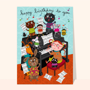 Happy birthday de la chorale des animaux