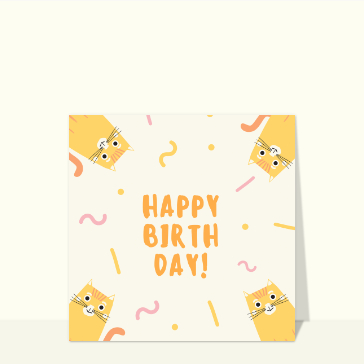 Happy birthday des quatre chats