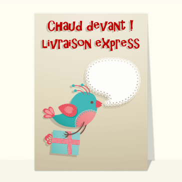 Livraison express cadeau personnalisable