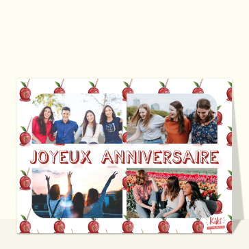 Un anniversaire et des cerises