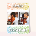 Cartes anniversaire personnalisées pour votre texte