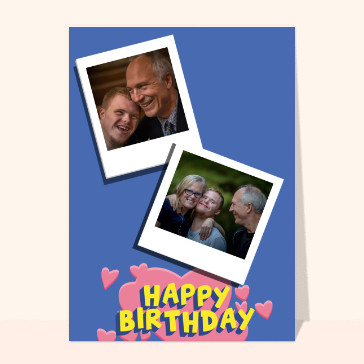 Polaroïdes d`anniversaire girly
