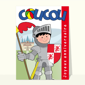 Anniversaire d'un petit chevalier