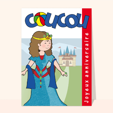 Anniversaire d'une petite princesse Cartes anniversaires couvertures de magazines