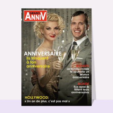 Ils trinquent à ton anniversaire