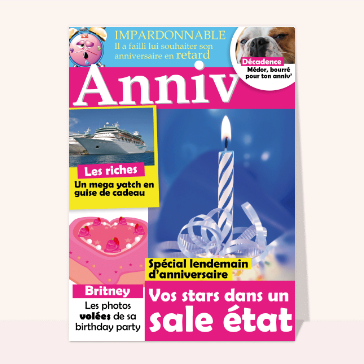 Magazine people d'anniversaire