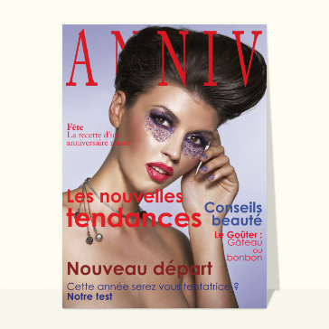 Faux magazine féminin