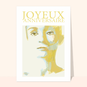 Carte anniversaire couverture de magazine : Joyeux anniversaire magazine d'art