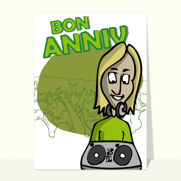 Bon anniversaire du DJ