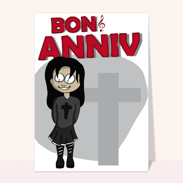 Bon anniversaire musique gothique