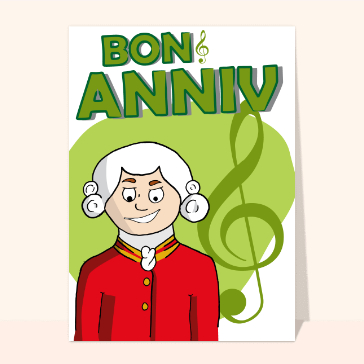 Bon anniversaire musique classique avec mozart