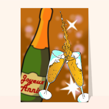 Une coupe de champagne pour ton anniversaire