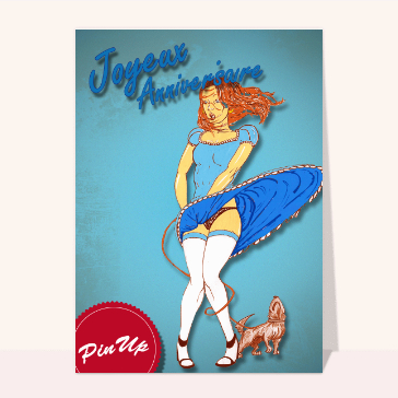 Un coup de vent sur la pin-up