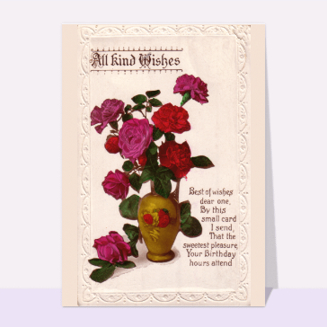 All kind Wishes