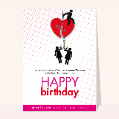 Cartes anniversaire d'affiches de film pour votre texte