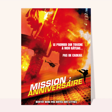 Film d'action d'anniversaire