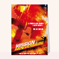 Cartes anniversaire d'affiches de film pour votre texte