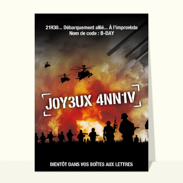 Film de guerre d'anniversaire