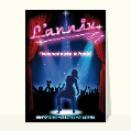 Cartes anniversaire d'affiches de film pour votre texte